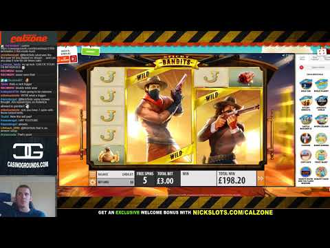 BIG WIN on Sticky Bandits Slot – £3 Bet