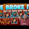 1000x!? SUPER MEGA BIG WIN Gold of Persia – Huge Win from CASINO LIVE STREAM