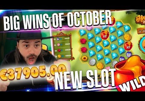 ROSHTEIN Mega win on new slot HONEY RUSH  – Top 5 Biggest Wins of October