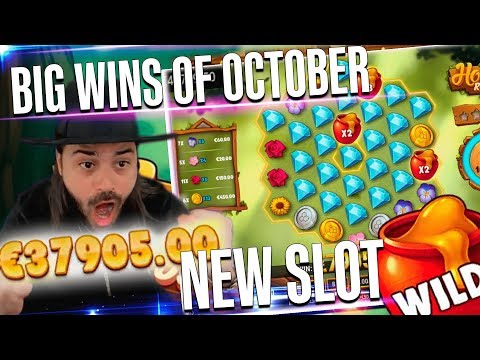 ROSHTEIN Mega win on new slot HONEY RUSH  – Top 5 Biggest Wins of October