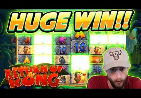 HUGE WIN!! Return of Kong BIG WIN – Online slots from Casinodaddy LIVE Stream