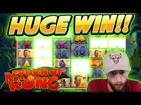 HUGE WIN!! Return of Kong BIG WIN – Online slots from Casinodaddy LIVE Stream