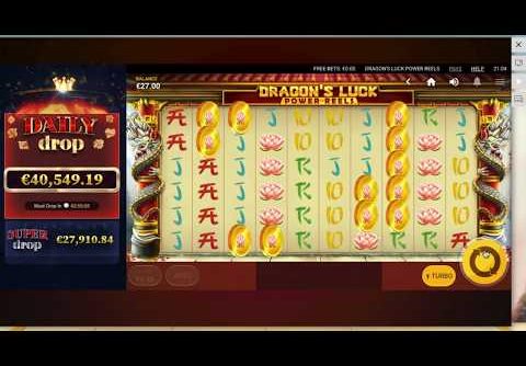 Dragon’s Luck Online Slot MEGA Win (Lucky Dragon)