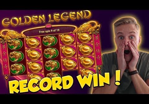RECORD WIN!!! Golden Legend Big win – Casino – free spins (Online Casino)