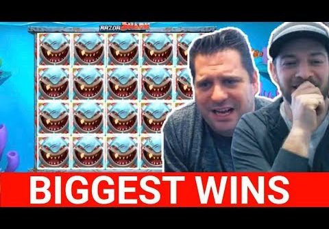 Streamers Biggest Wins #7 HUGE WIN RAZOR SHARK daskelelele, jjcasino, fruity slots