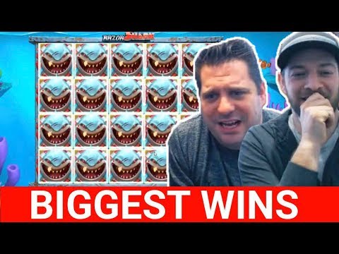 Streamers Biggest Wins #7 HUGE WIN RAZOR SHARK daskelelele, jjcasino, fruity slots