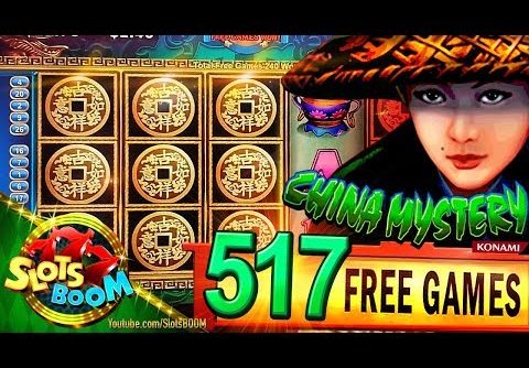 LONG PLAY 517 Spins  CHINA MYSTERY BIG WIN!!! 2c Konami Video Slot