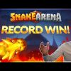 RECORD WIN! Snake Arena Big win – HUGE WIN – NEW SLOT Bonus Buy from Casinodaddy Live Stream