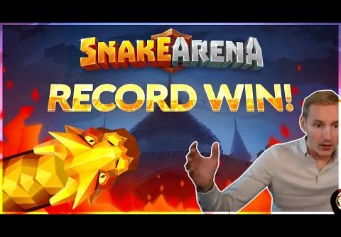 RECORD WIN! Snake Arena Big win – HUGE WIN – NEW SLOT Bonus Buy from Casinodaddy Live Stream