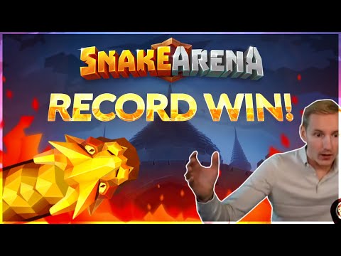 RECORD WIN! Snake Arena Big win – HUGE WIN – NEW SLOT Bonus Buy from Casinodaddy Live Stream