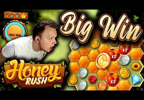 MEGA BIG WIN on Honey Rush – New Slot!!