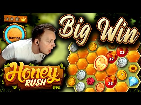 MEGA BIG WIN on Honey Rush – New Slot!!