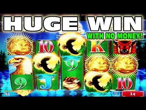 HUGE WIN AT THE CASINO WITH NO CASH MONEY