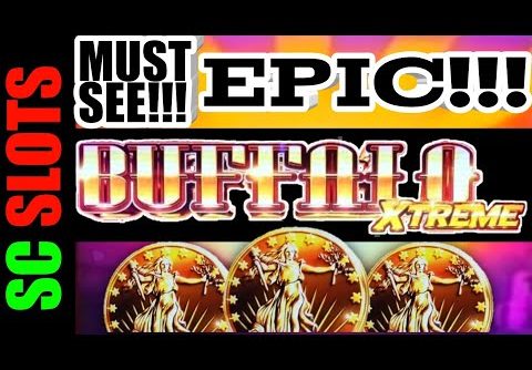 WE WON So Much MONEY!!! Buffalo Xtreme Slot Machine Bonus HUGE WIN!!!