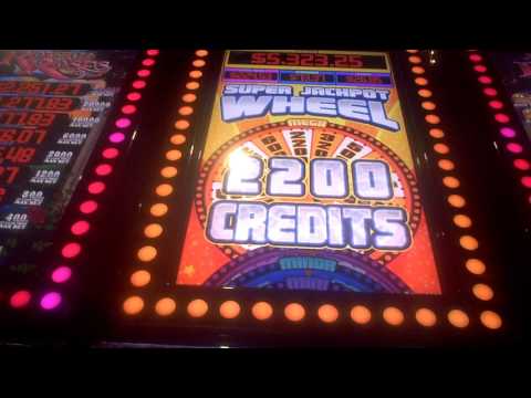 Super Jackpot Wheel Slot Machine BIG WIN Bonus