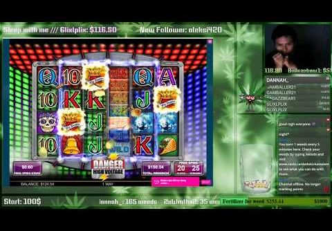 Danger High Voltage Slots 45 Freespins Huge win 2035x