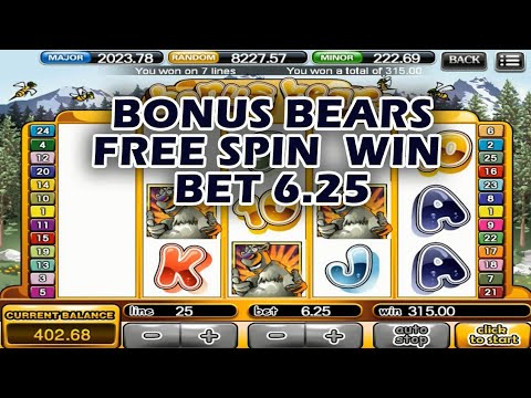 Bonus bears || free game win super bigwin bet 6.25 || 918kiss