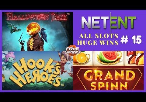 Halloween Jack  [MEGA WIN], Hooks Heroes slot (HUGE WIN),Grand Spin (Gameplay) Netent #15