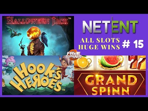 Halloween Jack  [MEGA WIN], Hooks Heroes slot (HUGE WIN),Grand Spin (Gameplay) Netent #15