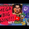 Temple Of The Serpent!! Mega Big Win From Conan Slot!!