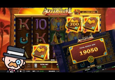 Book of Adventure Slot! Big Win – Super Win – Mega Win – Epic Win!