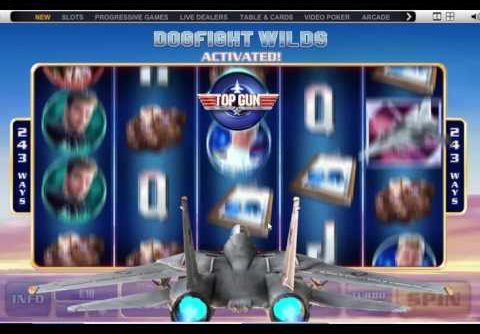 Top Gun Slot Dogfight Wilds And Big Win