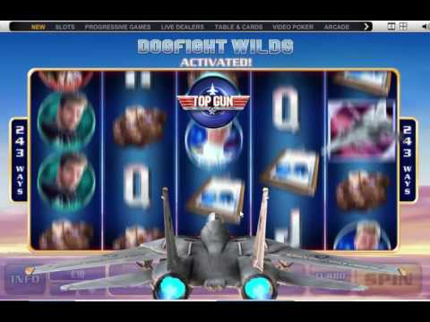 Top Gun Slot Dogfight Wilds And Big Win