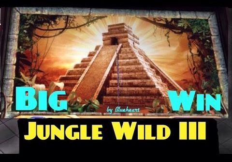 **HUGE WIN** JUNGLE WILD III slot machine BONUS BIG WIN