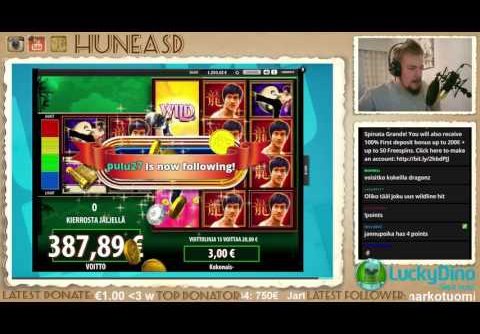 Mega Big Win On Bruce Lee Slot! Amazin Bonus!