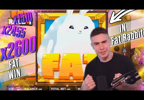 Record Win Full screen Wild  on Fat Rabbit  slot – TOP 5 Mega wins of the week