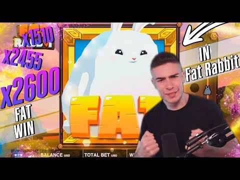 Record Win Full screen Wild  on Fat Rabbit  slot – TOP 5 Mega wins of the week