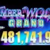 BIG WINS on TIMBER WOLF GRAND SLOT MACHINE POKIES BONUSES  RED ROCK CASINO