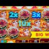 HUGE MULTIPLIER! Sparkling Roses Multiplier Blast Slot – HUGE WIN!