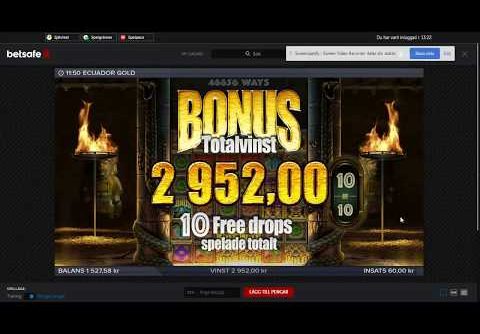 Amazing slot !!  MEGA WIN on the Ecuador Gold VideoSlot