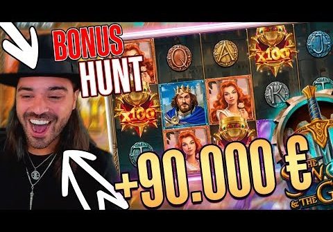 ROSHTEIN WIN 45.000 € on The Sword and Grail slot – Mega Win 90.000 € Bonus hunt