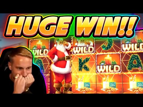 Ante gets a HUGE WIN!!!! Secrets of Christmas BIG WIN – Slot from Netent played by Casinodaddy