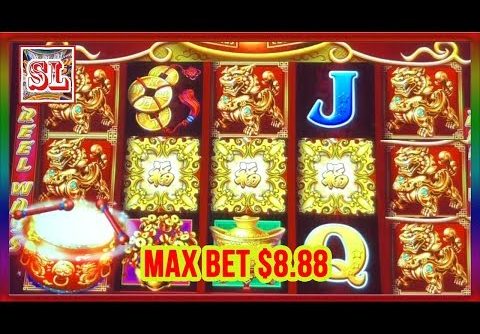 ** SUPER BIG WIN ON DANCING DRUMS AT MAX BET 8.88 ** SLOT LOVER **