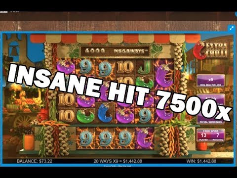 Extra Chilli Slots Super Mega Insane Hit 7500x