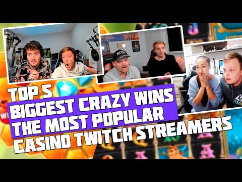 TOP 5 BIGGEST CRAZY WINS | THE MOST POPULAR CASINO TWITCH STREAMERS | SLOT PIRATE KINGDOM MEGAWAYS