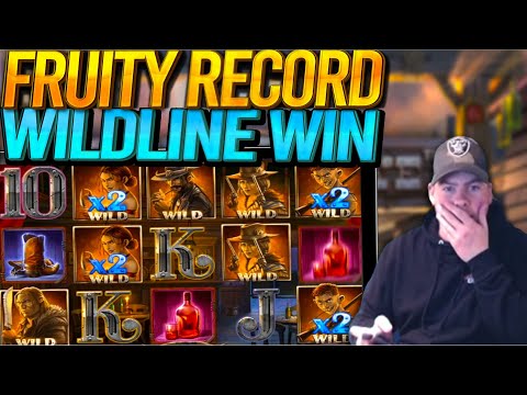 FRUITY SLOTS RECORD DEAD OR ALIVE 2! Insane Wildline Win!