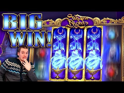 BIG WIN on Sahara Nights Slot – £6 Bet!