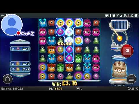 Casumo Reactoonz 400x little slot gamble by mrmassive. Huge win.