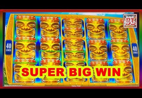 ** SUPER BIG WIN ON NEW KONAMI GAME ** HAWAIIAN SHORES ** SLOT LOVER **