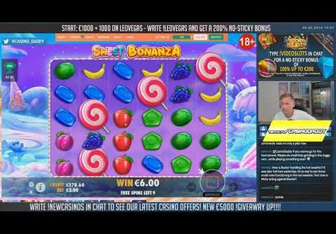 The Sweet Bonanza top 5 BIG WINS   Record win on slot