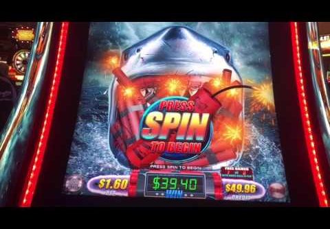 NEW SHARKNADO Slot. Live Play/bonus/features- Big Win!!