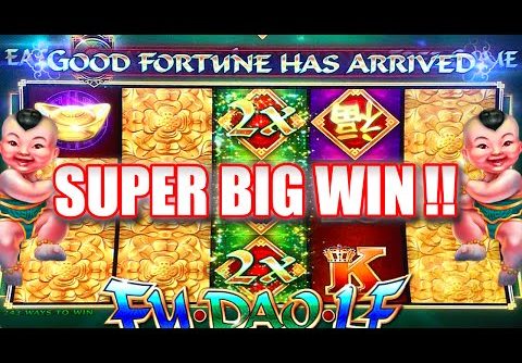 ++SUPER BIG WIN++ FU DAO LE SLOT MACHINE BONUS w/ RETRIGGERS! Bally Technologies