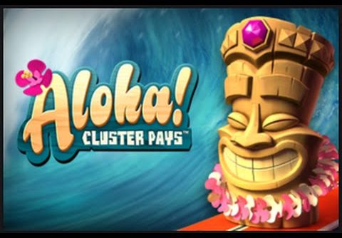 Aloha! Cluster Pays  Free Spins Bonus Mega Win on Netents Newest Video Slot