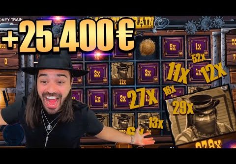 ROSHTEIN Mega win 25.000€  on Money Train slot – Top 5 Biggest Wins of week