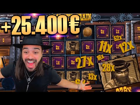 ROSHTEIN Mega win 25.000€  on Money Train slot – Top 5 Biggest Wins of week