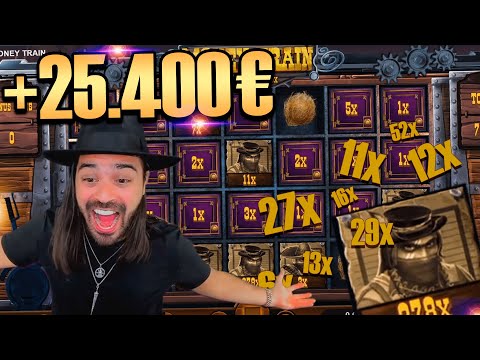ROSHTEIN Mega win 25.000€  on Money Train slot – Top 5 Biggest Wins of week